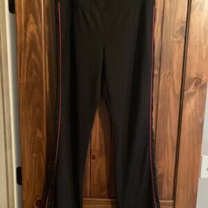 Tangerine black lounge pants ladies large